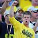 Michigan fans cheer in the stands in the second half of the Outback Bowl at Raymond James Stadium in Tampa, Fla. on Tuesday, Jan. 1. Melanie Maxwell I AnnArbor.com